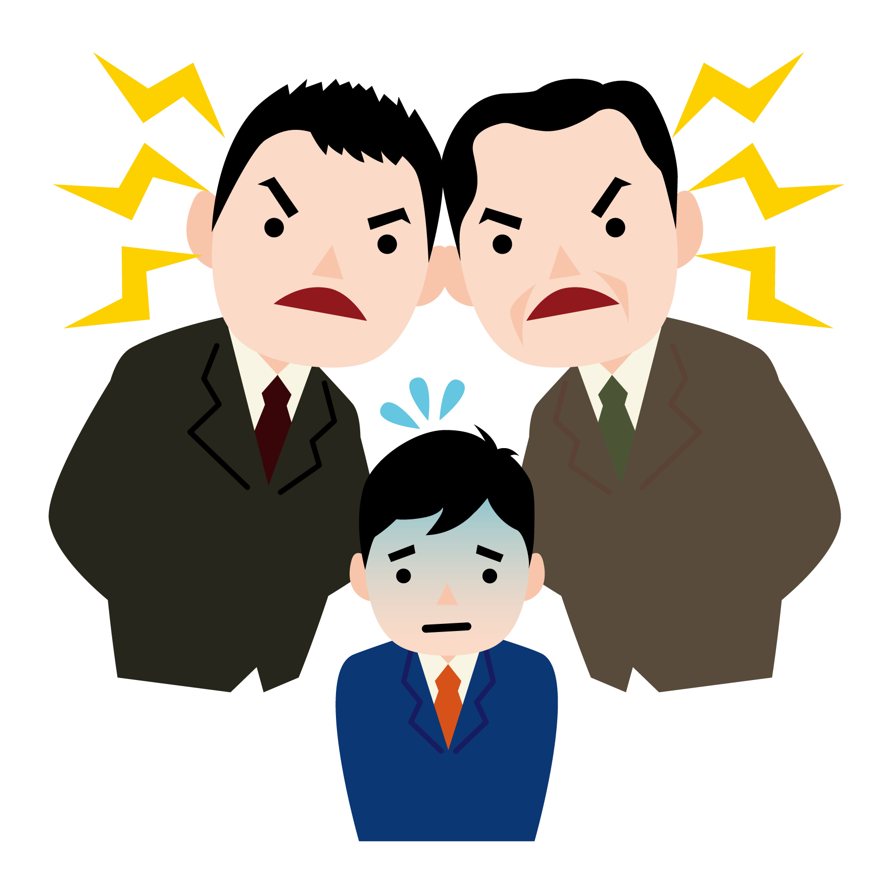 職場や家庭生活での不満、人間関係でのストレス